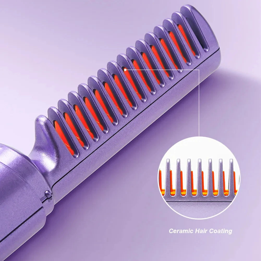 Cepillo Alisador Rizador Inalámbrico Recargable Aevé - Aeve cosmetica - imagen 5